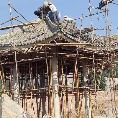 影壁墙施工选永诚！西安永诚古建精做传统影壁，搭配古建工程，技艺精湛，为您筑就古建韵味！