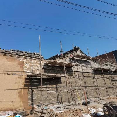 四合院+影壁墙施工选永诚！西安永诚古建精做配套工程，技艺精湛