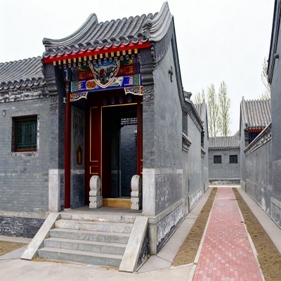 专注四合院施工！西安永诚古建承接古建修复、门楼牌坊等，经验丰